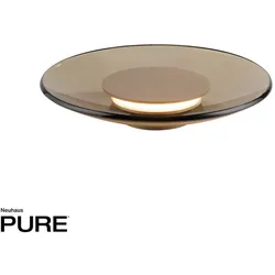 Paul Neuhaus LED Tischleuchte Pure Moon bronze Amberfarben Touchdimmer