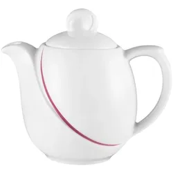 Esmeyer 2 x Seltmann Kaffeekanne 1, Form: Laguna, Dekor:  34622 bordeaux Flanken