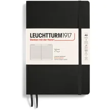 Leuchtturm1917 Notizbuch A5, schwarz,