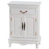Casa Padrino Landhausstil Kommode Antik Weiß 53 x 30 x H. 75 cm - Shabby Chic Möbel