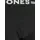 Jack & Jones Junior "SENSE TRUNKS 3-PACK NOOS", Jungen, Gr. 176, 3 Stk., schwarz (schwarz detail:schwarz wasitband with weiß logo), Jersey, Obermaterial: 95% Baumwolle, 5% Elasthan, unifarben, eng, Unterhosen