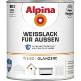 Alpina Weißlack für Außen 750 ml glänzend