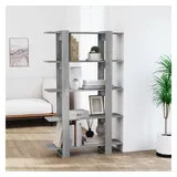 vidaXL Bücherregal/Raumteiler Grau Sonoma 100×30×160 cm