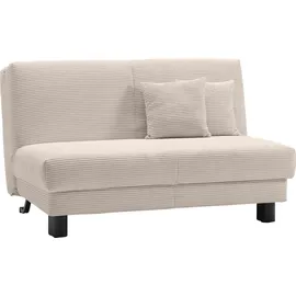 Ell + Ell Schlafsofa Polyester 2-Sitzer Beige