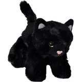 Wild Republic 18089 Plüschtier, schwarz, Schwarze Katze