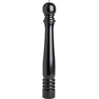 Intirilife Pfeffermühle 50 cm Schwarz unbefüllt