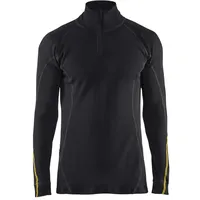 Blåkläder Blaklader 479610759900S Flammschutz Unterhemd, 78% Merinowolle, Schwarz, Größe S