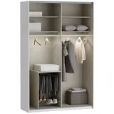 FORTE Inneneinteilung Lieferumfang: Schuhregal, B/H/T 52/16/50 cm, einfache Montage, Metall grau