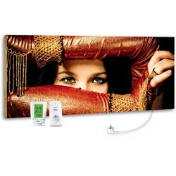 800W Marmony-infrarot-Heizung Motiv "ArabicEyes" mit Thermostat MTC-40