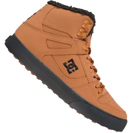 DC Shoes Pure High-top WC Winter Sneaker, Wheat Black, 42.5 EU
