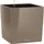 LECHUZA Cube 50 Komplettset 50 x 50 x 50 cm taupe hochglanz