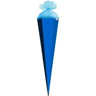 ROTH XXL-Basteltüte, pazifikblau, 100cm, eckig, Rot(h)-Spitze