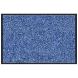KARAT Schmutzfangmatte "Rhine" - Sauberlaufmatte Fußmatte Türvorleger / 90 x 300 cm (Blau)