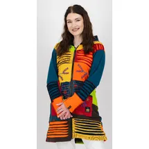 DEPROC activ Patchwork NUNAVUT LONG Fleecejacke Bunt L