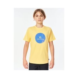 Rip Curl Kinder Tshirt Corp Icon gelb 164