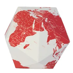 Here The Personal Globe Dekoration S rot