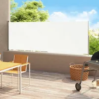 VidaXL Seitenmarkise Ausziehbar 200x500 cm Creme