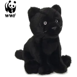 WWF Plüschtier Schwarzer Panther (19cm) lebensecht Kuscheltier Stofftier