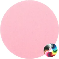BIASTO - Premium Filz Untersetzer - rund 15cm - Farbe: rosé (HF018). Design Glas-Untersetzer für Getränke, Tisch, Bar, Tasse, Vase