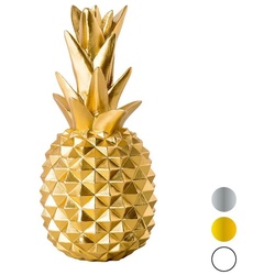 shelfmade Dekofigur Ananas Deko Wohnzimmer Tischdeko aus Kunstharz – Polyresin Deko Ananas