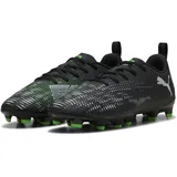 Puma FG/AG Fußballschuhe Puma Black Silver-Fluo Green 33