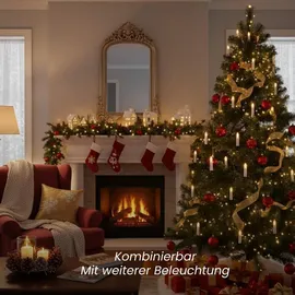 Best Season Kerzenlichterkette LED 17 m Weiß
