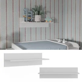 VitaliSpa Kinderregal Ajaton 70 x 20 cm Spanplatte weiß