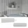 VitaliSpa Kinderregal Ajaton 70 x 20 cm Spanplatte weiß