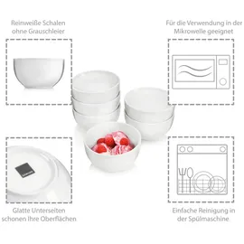sänger Dessertschalen Weiß 6-tlg.