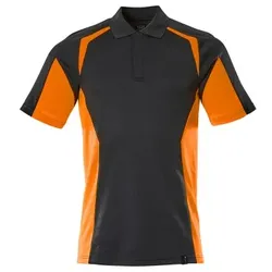 Polo-Shirt Schwarzblau/Hi-vis Orange 22083-771-01014, Größe 2XL - schwarzblau - 2XL