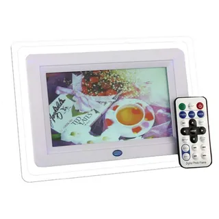 Digitaler Fotorahmen 7 Zoll HD Elektronisches Fotoalbum Digitaler Bilderrahmen Ultradünner tragbarer LED-LCD-Bildschirm Elektronisches Fotoalbum für Hochzeiten Digitales Geschenk für Foto-Video-Show