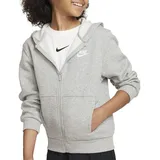 Nike Sportswear Club Fleece Kapuzenjacke Kinder Dark Grey Heather/Base Grey/White S