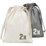 Dune Design DuneDesign 4er Set Packbeutel Lenaro in Grau - Gr.: onesize