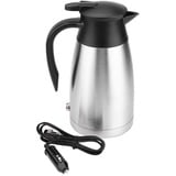 KIMISS 1000ml 12V Auto Wasserkocher Zigarettenanzünder Portable Edelstahl Auto Flasche LKW Reise Erhitzt Wasser Schnelles Kochen für Grüntee Kaffee