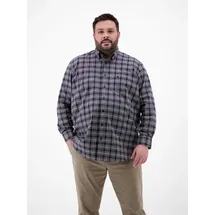 Lerros Langarmhemd »LERROS Kariertes Flanellhemd in Übergrössen