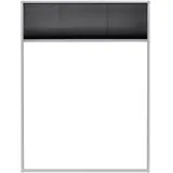 vidaXL Insektenschutz-Plissee für Fenster 60 x 80 cm Grau