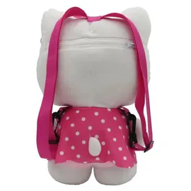 CYP BRANDS - Hello Kitty Różowy Plecak Pluszowy 35cm dla Dzieci i Fanów - Weiß