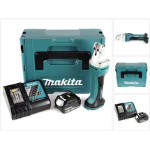 Makita Makita, DJS 161 RT1J 18 V Li-Ion Akku Blechschere im Makpac + 1 x 5,0 Ah Akku + Ladegerät