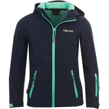 TROLLKIDS Oslofjord Jacke Navy/Aqua 116