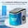 Goplus Eiswürfelmaschine mit 2,2L Wassertank, Elektrische Eiswürfelbereiter, Eismaschine inkl. Eiskorb & Eisschaufel, 12 kg/24 Stunden, 2 Eiswür... - Silber