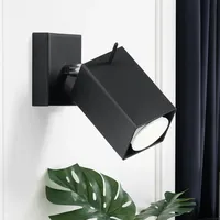 ETC Shop Wandspot schwarz Wandleuchte Wohnzimmer Wandstrahler schwarz, Spot