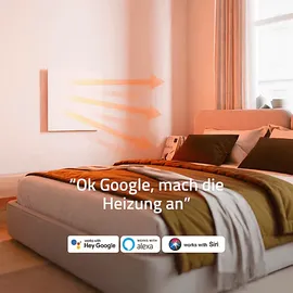 Hombli Smartes Infrarot Glas 400W Heizkörper