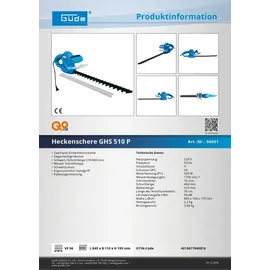 Güde GHS 510 P