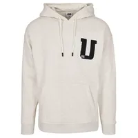 URBAN CLASSICS Oversized Frottee Patch Sweatshirt Light Gray 2XL