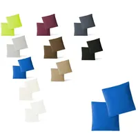 EXKLUSIV HEIMTEXTIL Kissenbezug Doppelpack mit Reißverschluss 40 x 40