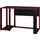 Hti-Living Gamer Schreibtisch, Schwarz/Rot