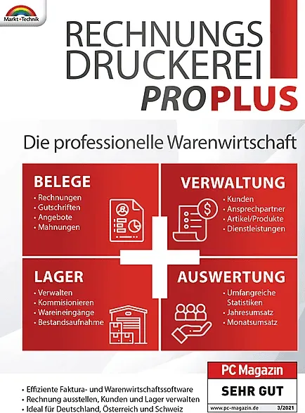 Markt+Technik Rechnungsdruckerei Pro Plus