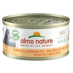 Almo nature HFC Natural Thunfisch und Garnelen 24x70 g