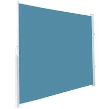 Royal Gardineer Aluminium Seitenmarkise 180 x 300 cm Blau