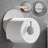 DEKAZIA® Toilettenpapierhalter ohne Bohren Edelstahl gebürstet | Klopapierhalter ohne Bohren | Klorollenhalter ohne Bohren Klopapierhalter WC Rollenhalter ohne Bohren WC Papier Halterung Kleben